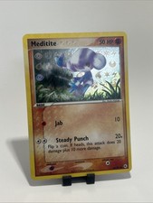 Meditite 66/101 LP Reverse Holo Common EX Hidden Legends 2004 Pokemon TCG