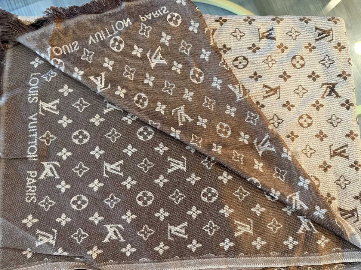 Louis Vuitton Brown Scarves & Wraps for Women for sale - eBay