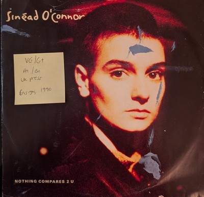 Sinead O'Connor Nothing compares 2 Vinyl Record VG/G+ ENYX630 1990
