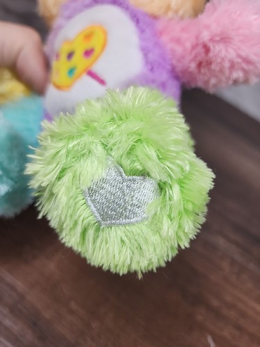 RARE CARE BEARS WORK OF HEART BEAR 2005 BRAND NEW WITH TAGS COLORFUL - Picture 5 of 11