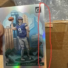 2024 Panini Donruss - Downtown! J.J. McCarthy #11 (RC) READ DESCRIPTION!