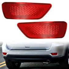 2Pcs Rear Bumper Reflector Light Lamp with Jeep Grand Cherokee 2011-2021, Dod...