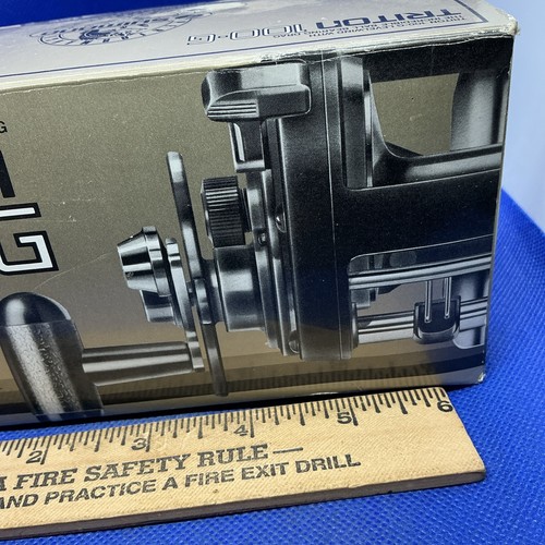 Vintage Shimano Triton 100-G Level Wind Angelrolle in Box mit Papieren, Neu S40 - Bild 5 von 9