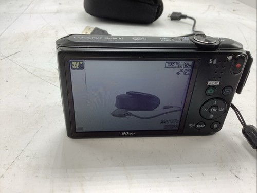 Nikon Coolpix S6800 16.0MP Digitalkamera 12x Zoom schwarz 32gb sd Karten Etui - Bild 8 von 14