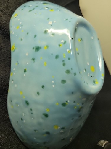 Retro Multicolored Blue Yellow And Green Candy/Fruit Dish 3x11 - Picture 5 of 7