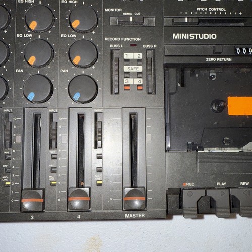 Vintage Teac Tascam Porta One Mobile Cassette Recording Mini Studio Parts/Repair - Picture 10 of 12