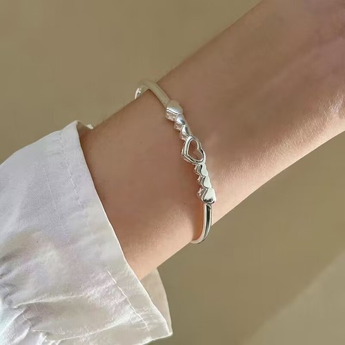 Trendy Heart Bracelets for Women Simple Temperament Bracelet Friendship Jewe _dy - Picture 2 of 5