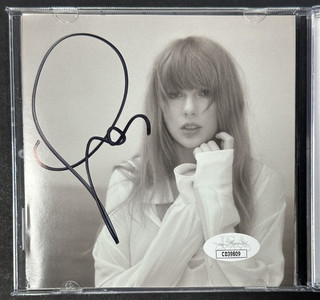 #3 Taylor Swift Signed Tortured Poets Department CD Cover w/ Disc AUTO JSA COA