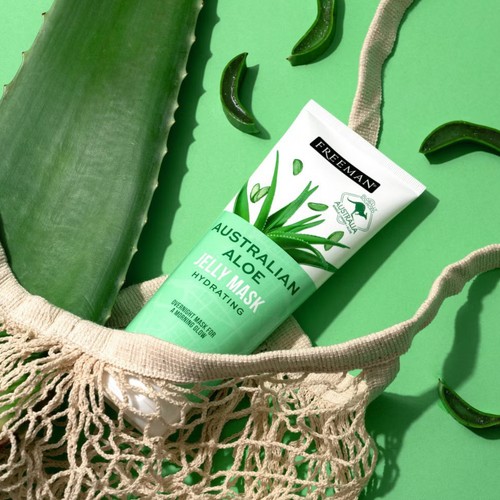 Freeman Exotic Blends Australian Aloe Maschera Gelatina Idratante Leave-On (2 x 175 ml) - Foto 7 di 9