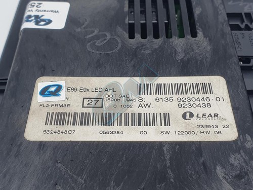 BMW Footwell Light Control Module ECU PL2 FRM3R 1 3 Series E9X LED AHL 9230446 - Picture 7 of 8