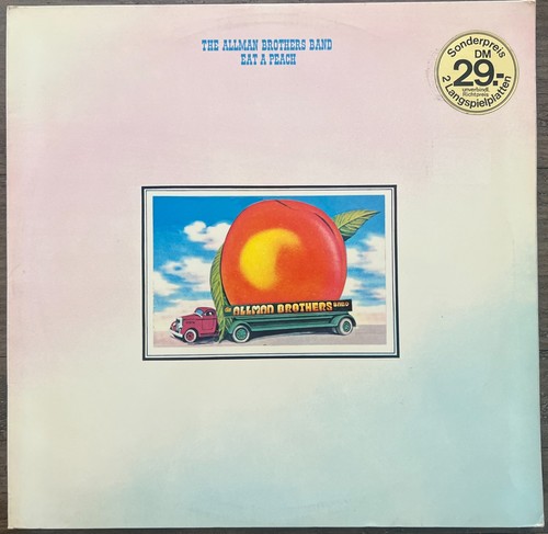 The Allman Brothers Band EAT A PEACH Vinyl 2LP Record GERMAN 1ST PRESS EX/M- - Picture 2 of 15