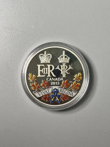 2015 Royal Canadian Mint 20 Dollar Fine Silver Coin A historic Reign W/Box&COA