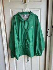Men s Nike Club Green Coaches Jacket Windbrea...
