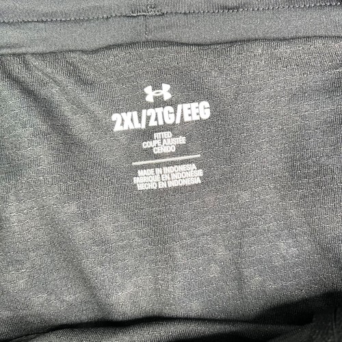 Under Armour pantaloncino uomo 2XL nero bianco lancio 5 pollici stampato a macchie slip foderato - Foto 8 di 12