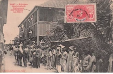 DAHOMEY  COTONOU  la Gare( collec Fortier)