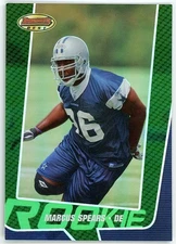 2005 Bowman's Best Rookie Marcus Spears #/799 Cowboys