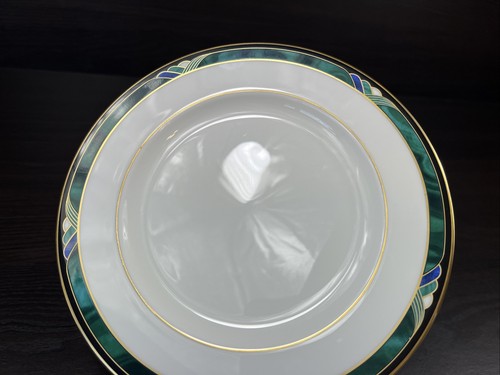 7 Nice Lenox Kelly Bone China 8 1/8” Rimmed Salad Plates - Picture 10 of 11