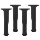  4 Stück Bettbeine, Bettrahmen-Stützbeine, verstellbare Bettrahmenbeine,