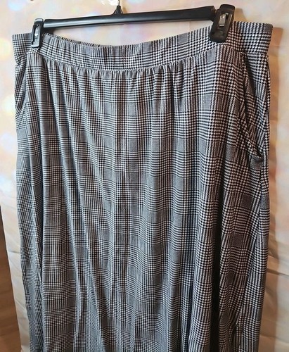 Terra & Sky Damen gebraucht Übergröße 3X (24W-26W) schwarz-weiß Hahnentritt - Bild 2 von 6
