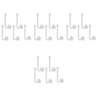  4 Pieces Scrunchie Halter Ständer Haarspeicher Haarzubehör Organizer