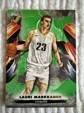 💚 2025 Topps Inception Lauri Markkanen Green Parallel #78 Jazz! 🏀