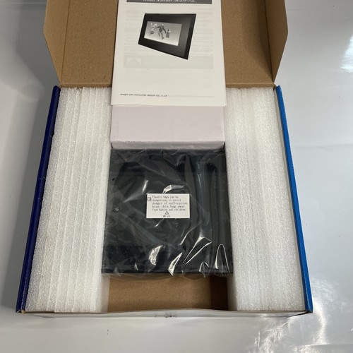 Digital Photo Frame 7" Black IMGO9-7GL Remote Control & AC Adaptor New - Picture 3 of 6
