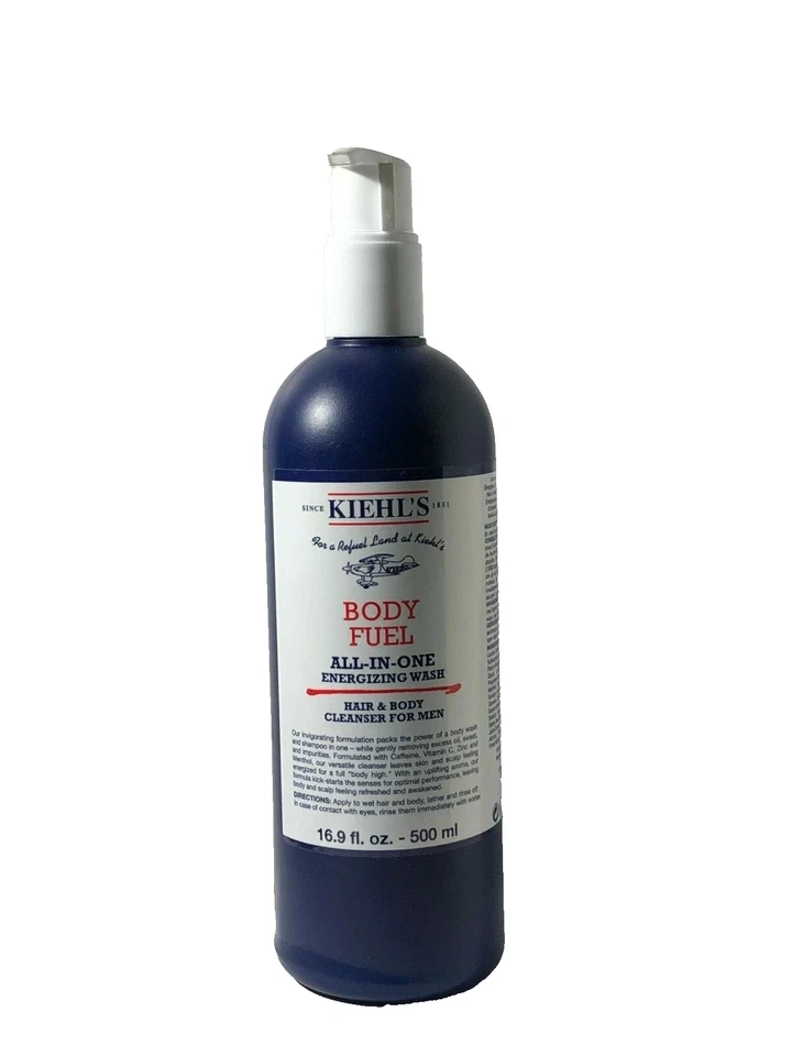 Kiehl's Since 1851 Body Fuel All-In-One lavagem energizante para cabelo e corpo 16,9 oz - Imagem 3 de 3