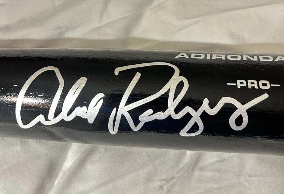 "Bate de béisbol Rawlings firmado por Alex Rodríguez 34"" autografiado Yankees certificado de autenticidad JSA Foto 2 de 4