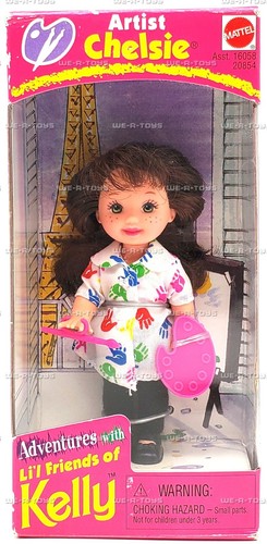 Barbie Adventures with Li'l Friends of Kelly Künstler Chelsie Puppe Mattel 1998 - Bild 2 von 11