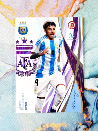 Agustin Ruberto /15 Purple Refractor 2024 Topps Lineage Argentina