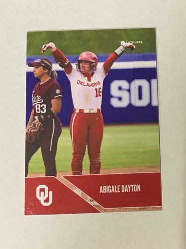 Oklahoma Sooners OU Softbol 2025 Onit Atleta Abigale Dayton B-1 - Imagen 1 de 2