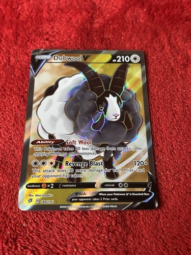 Dubwool V (Full Art) 188/192 Swsh02: Rebel Clash Holo Near Mint