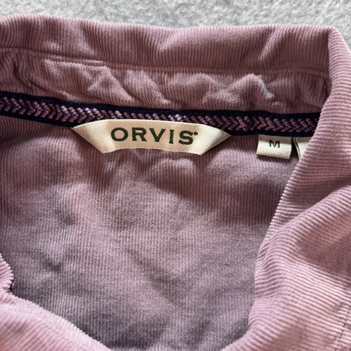 Orvis Garment Dyed Cordhemd mit Knopfleiste Damen Medium Lavendel - Bild 2 von 8