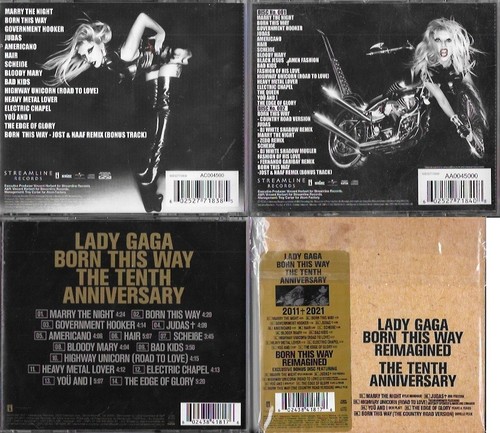 4 CD: Lady Gaga — Born This Way (Brazilian + double + anniversary + reimagined) - Picture 2 of 3