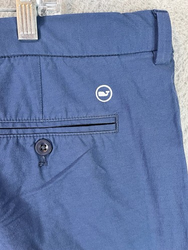 Vineyard Vines OTG On the Go Shorts 40 Blue Athletic Performance 8'' Golf - Picture 4 of 10