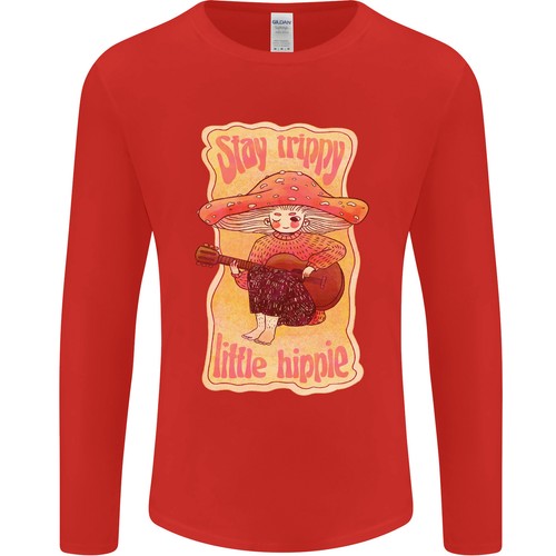 Permanecer Flipante Poco Hippy Magia Seta Lsd Hombre Camiseta Manga Larga - Imagen 5 de 15