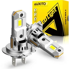 AUXITO H7 LED Headlight Bulbs Kit High/Low Beam 6500K Super Bright White Lights