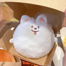 Samoyed Dog Pendant With Bead