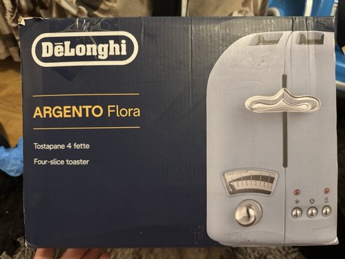 De'Longhi Argento Flora 4-Slice Toaster Blue