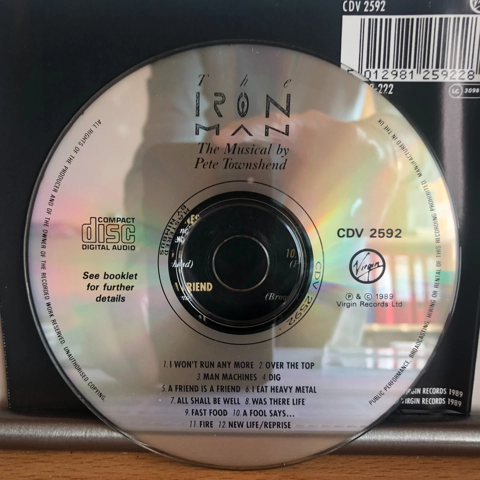The Iron Man - The Musical by Pete Townshend - 12.Tracks - CD 1989 - Bild 3 von 3
