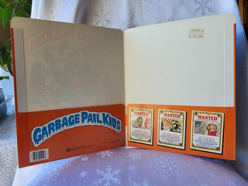 Vintage GPK Topps Garbage Pail Kids ROY Bot & Ashcan Andy Pocket Folder 1986 NEW - Bild 4 von 4