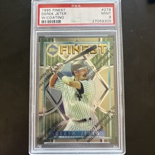 1995 Topps Finest - Derek Jeter #279 with Coating PSA 9