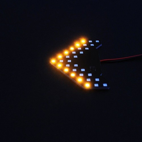 1xAmber 33-Sequential LED Arrows Panel for Car Side Mirror Turn Signal Light - Picture 24 of 24