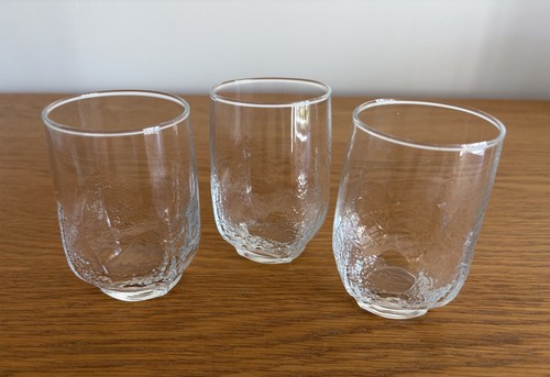 Vintage Arcoroc Aspen Leaf Glass Tumbler x 3… 