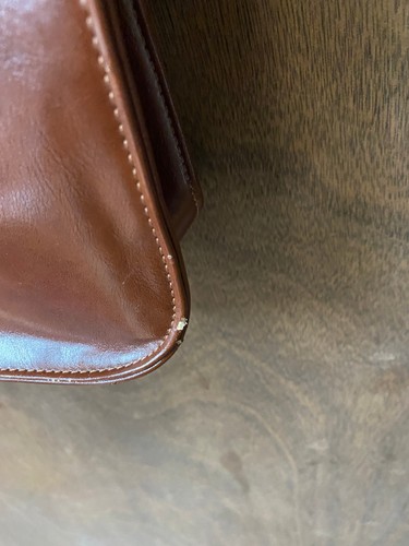 Banuce Leather Briefcase Bag Messenger Business Shoulder Strap - Picture 7 of 12
