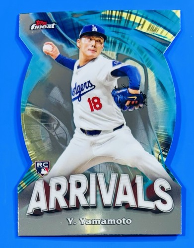 2024 Topps Finest Arrivals Rookie Card #A-20 Yoshinobu Yamamoto RC Dodgers - Bild 1 von 2