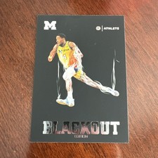 2025-26 Onit MICHIGAN WOLVERINES Basketball Blackout / Nimari Burnett
