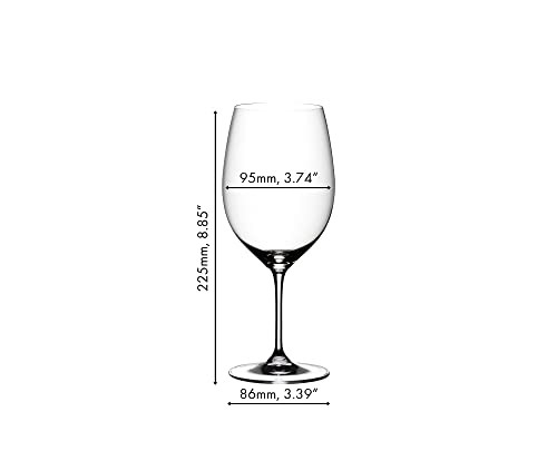 Riedel VINUM Bordeaux Glasses Set of 2Japanese Shipping - Picture 4 of 5