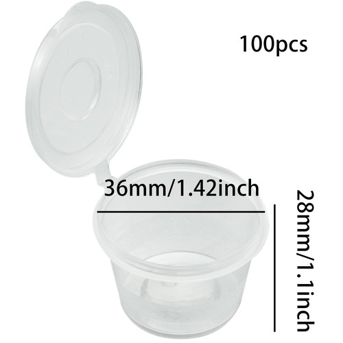 100 contenitori salvafreschezza a prova di perdite con coperchio adatti al - Foto 2 di 24