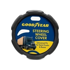  Bus and Truck Steering Wheel Cover (18 INCHES) – Semi Truck, Vegan Leather 